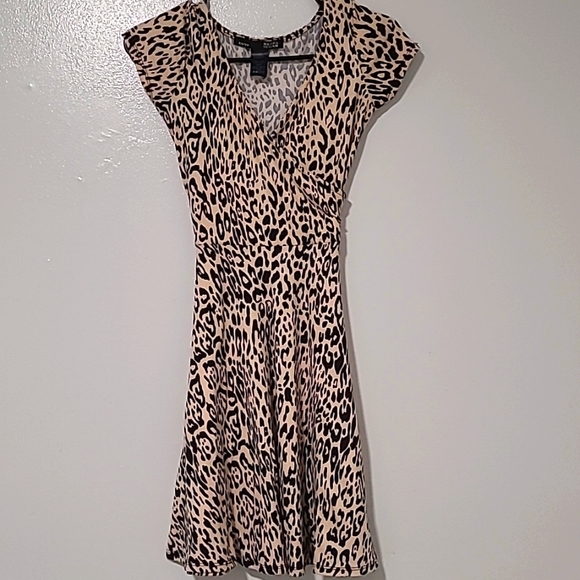 Rebel Sugar Cheetah Print  Dress - Picture 1 of 7